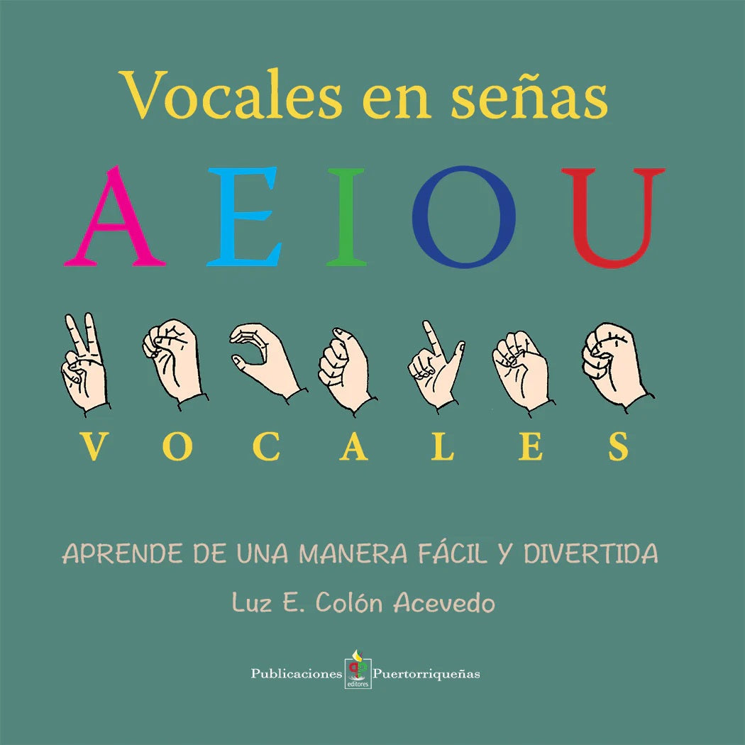 Vocales en señas